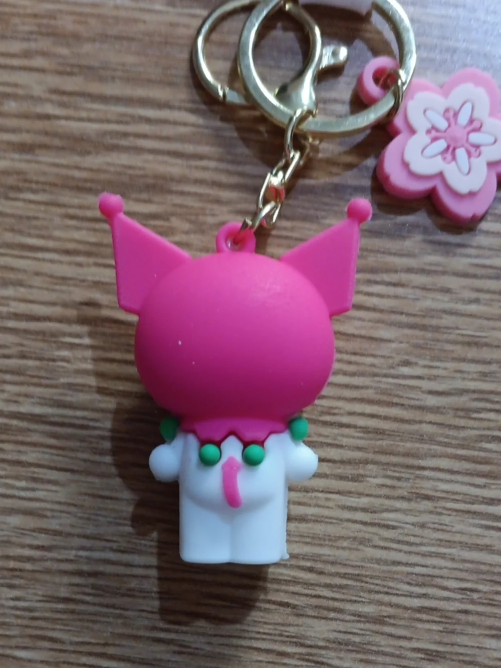 Kuromi Keychain And Mini Noteboon Bundle